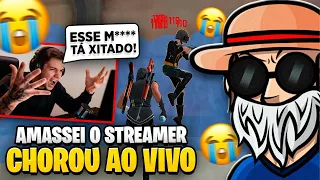 FUI HUMILHADO POR UM STREAMER DESUMILDE AO VIVO ATÉ DESCOBRIR QUE ERA EU EM CONTA FAKE KKKKKK