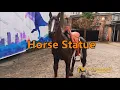 Life Size Horse Statue Home Decoration Fiberglass Animal Statue