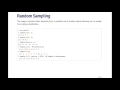 R Simulation Random Sample