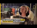 Download Lagu Two European tourists mock Niqabi woman eating in Dubai