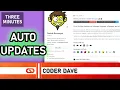 Auto Updating GitHub Profile Page