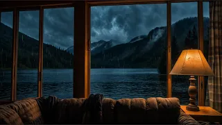 Instant Sleep with Soothing Rain & Distant Thunder - Rain & Thunder Sounds for Sleeping and Relaxing
