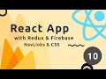 React Redux Firebase App Tutorial - Nav Links CSS