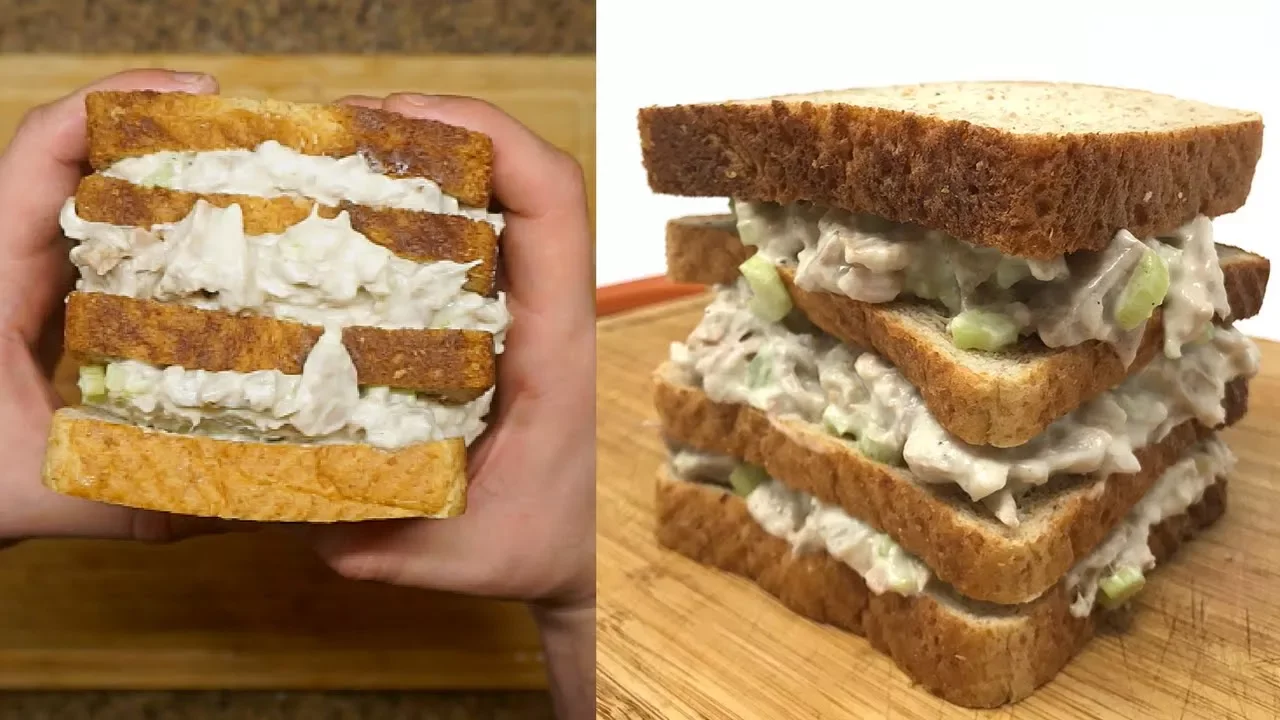 VEGAN CHICKEN MAYO SANDWICH