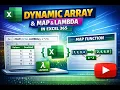 MS Excel Full Course in Hindi Dynamic Array using MAP and Lambda Function in Excel 365