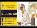 1 326 PER WEEK Liberty Mutual is Hiring Remote Immediately Remote Work From Home Jobs 2025