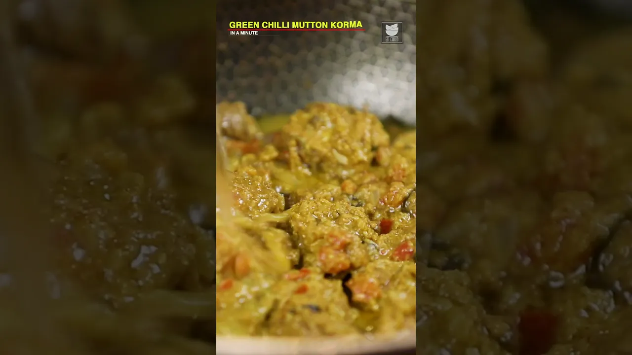 Green Chilli Mutton Korma   How To Make Green Chilli Mutton Korma   Prateek Dhawan   #shorts