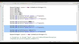 All Queue Methods in Java -39