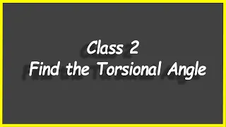Python Programs Class 2 - Find the Torsional Angle