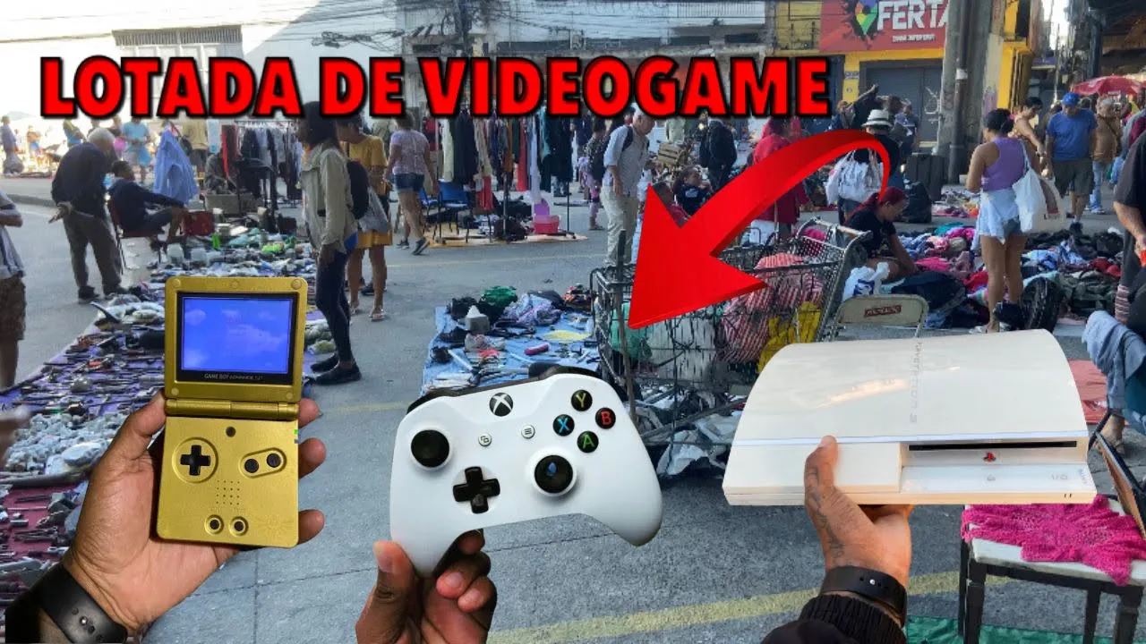 CAÇADA GAMER XBOX ONE PS3 BRANCO LOTE DE JOGOS 3DS ATARI RARO NA FEIRA DO ROLO RJ
