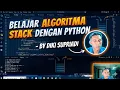 Algoritma Stack Python dalam 60 Detik Push Pop Jadi Gampang