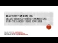 How to Create through Commands using the Barcode