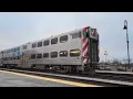 Railfanning Metra RI during rush hour in Tinley Park - 80th Avenue