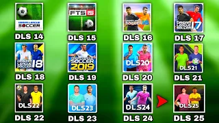 the evolution of dream league soccer dls 14 15 16 17 18 19 20 21 22 23 24 25