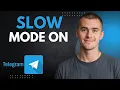 Telegram Group Too Fast or Spammy Enable Slow Mode Step by Step