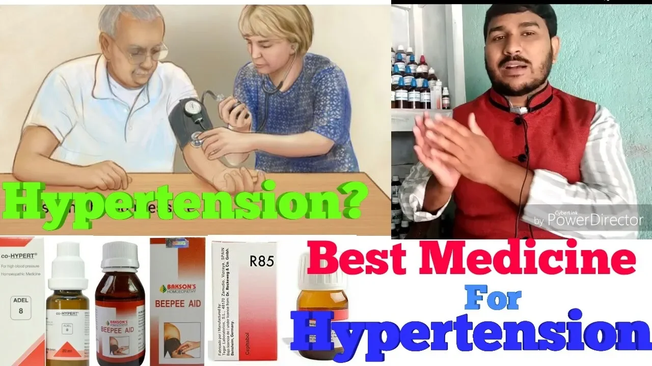 Which one is the best medicine for hypertension,Adel 8,Baksons beepee aid,Dr. Reckeweg85 ???