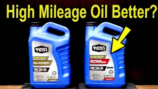 Is High Mileage Motor Oil Safe Let s find out Mobil 1 vs Mobil 1 High Mileage SuperTech vs STHM