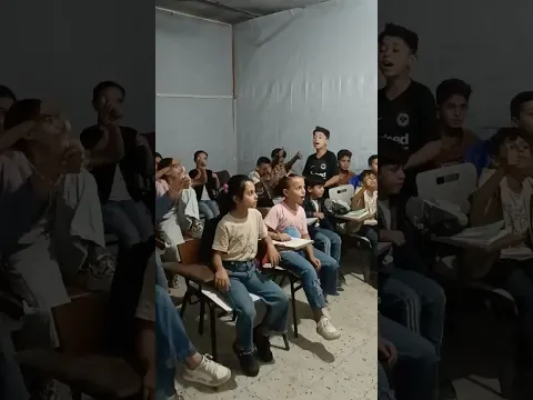 Un cours de français amusant pour les enfants de Gaza. Octobre 2026
