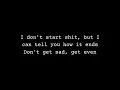 Taylor Swift - Vigilante Shit (Lyrics)