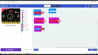 Micro bit - Creating a Door Counter Blocks