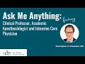 AMA Anesthesiologist Intensive Care Physician with Dr Christopher Choukalas