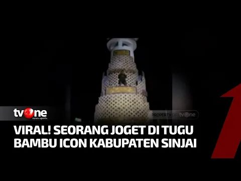 Viral! Video Pria Joget di Tugu yang Melambangkan Sejarah Kabupaten Sinjai