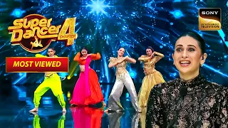 Download सारे Contestants ने मिलकर दिया Karisma Kapoor को Tribute | Super Dancer 4 | Most Viewed MP3