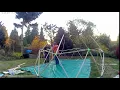 14 ft Geodesic Dome Assembly Time Lapse