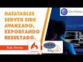 DataTables Server Side Avanzado Exportando Resultado en Codeigniter 4