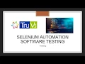 Selenium Automation testing training