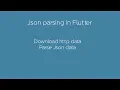 How to download and parse json data in flutter full tutorial example to learn flutter and dart