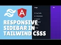 How to make responsive sidebar in Tailwind css