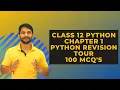 Python Class 12 Chapter 1 MCQ Python Revision Tour 100 MCQ Term1 Chapter 01 In Hindi