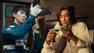 شرطى جامد لقى السلاح انتشر بجدارة وواحد مجنون بيساعده من أجل التشويق والإثارة 