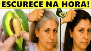 Ingrediente Poderoso para escurecer cabelos brancos naturalmente /
