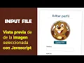 Preview de IMAGEN al elegirla en un INPUT de tipo FILE