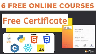 6 Free Online Courses with Certificates LetsUpgrade Free Courses