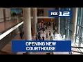 Clackamas County cuts ribbon on new courthouse building