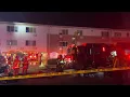 Fire at Reed Manor in Jackson