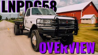 Official overview of this beautiful 97 OBS 7 3 power-stroke DUALLY