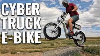 This Cybertruck Ebike is Shockingly Powerful Async Ebike Unbox Review