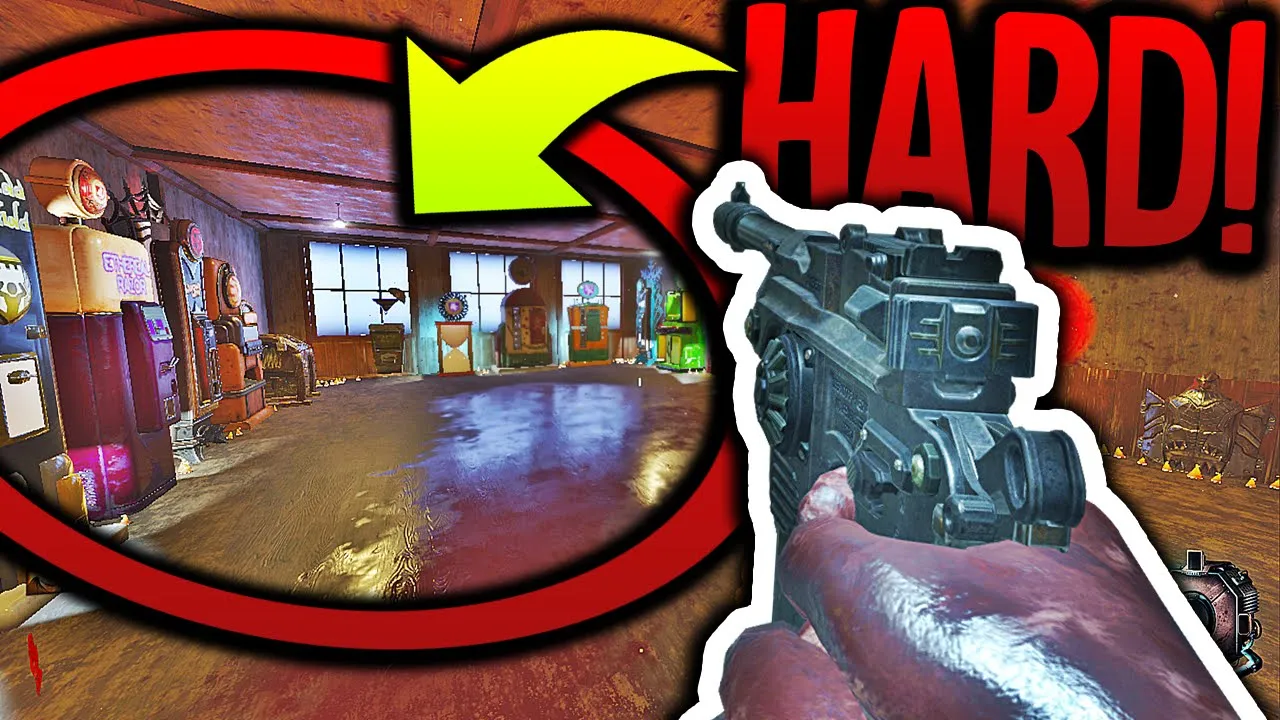 TIVE QUE APELAR NESSE MAPA!!! - Custom Zombies BO3 Corpse Party: One Window Hell