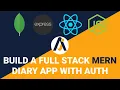 Build a Full Stack MERN Diary App with Auth MERN Course LogIn