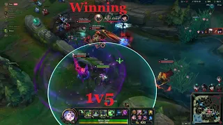 Winning as the Last Alive - League of Legends: Highlights and Funny Moments