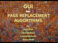 GUI for PAGE REPLACEMENT ALGORITHM