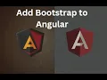 How to add Bootstrap to an Angular project part 1
