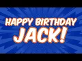 JACK Happy Birt ay 1 Hour TV Screensaver Background High Resolution No Sound