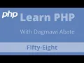 58 Learn PHP with Dagmawi-Abate Locking Files and more on Writing and Reading files Amharic