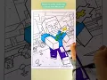 Detailed Minecraft Coloring Page
