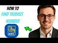 How to Find Your Transit Number in RBC Royal Bank of Canada - 2025 Guide